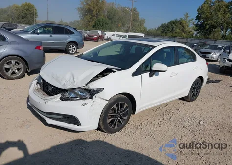 2015 Honda Civic Ex z USA, uszkodzony, nr VIN 19XFB2F87FE010621